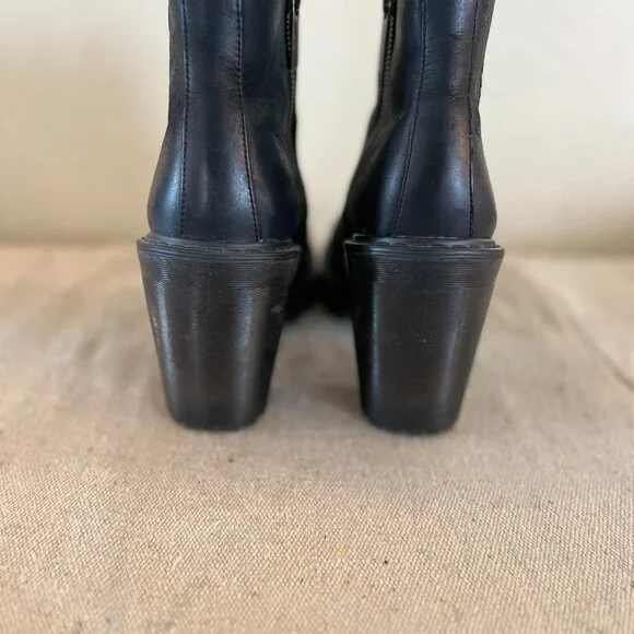 Dr. Martens Black Heeled Boots - Picture 5 of 13